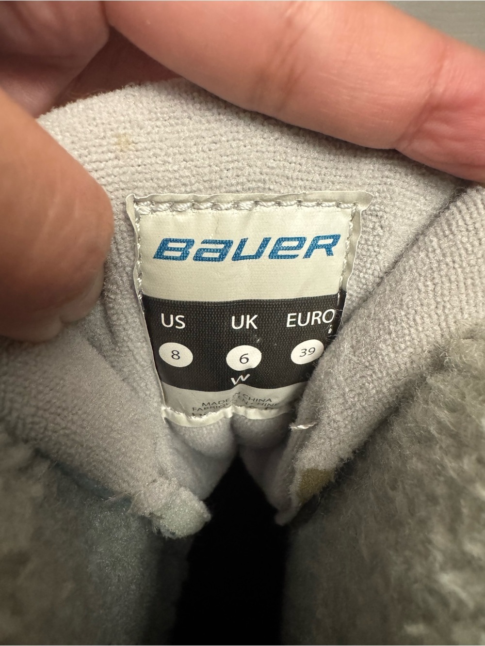 Bauer Women's Light Blue Winter Skate Boots - Picture 5 of 5